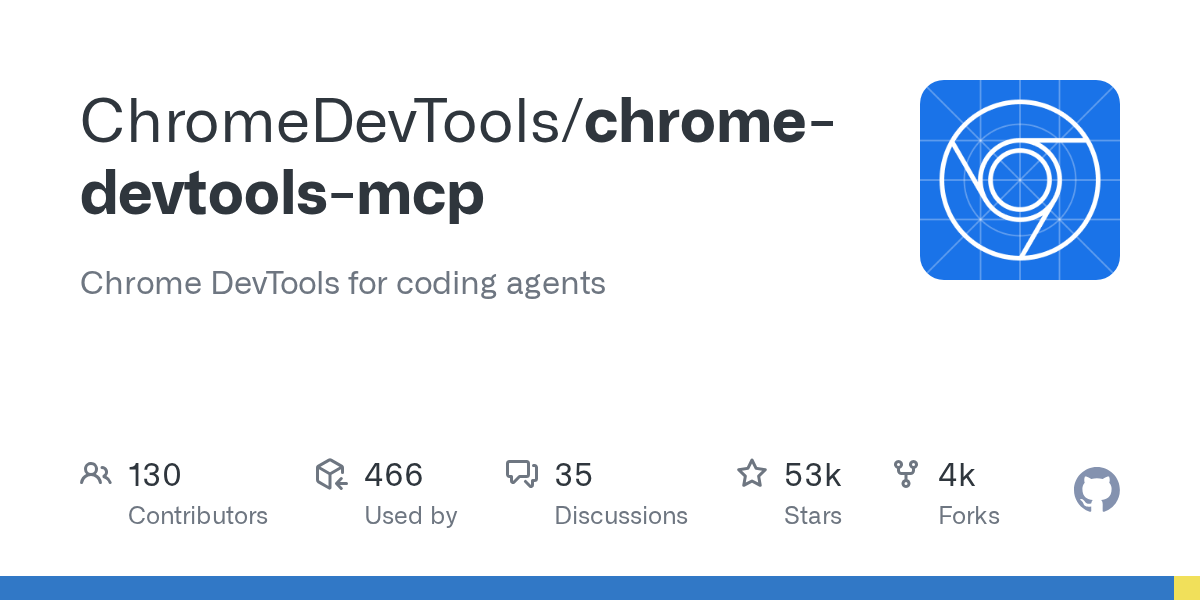Chrome DevTools MCP：让AI真的会开浏览器、看控制台、查性能