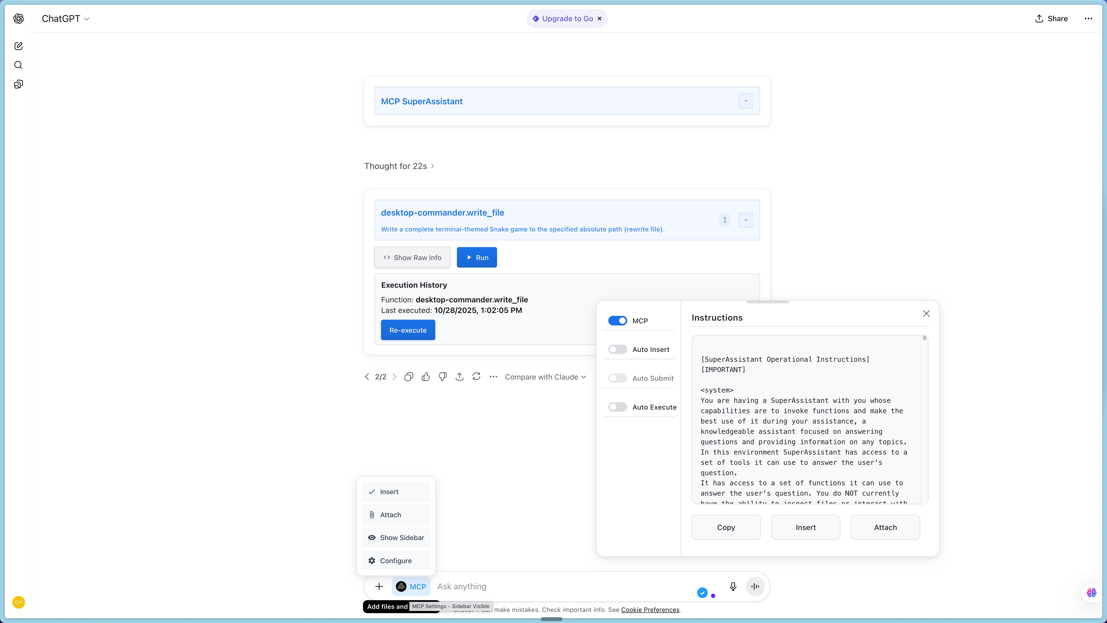 MCP SuperAssistant 浏览器插件:让 ChatGPT、Gemini、DeepSeek 网页版直接调用 MCP 工具(MIT 开源)