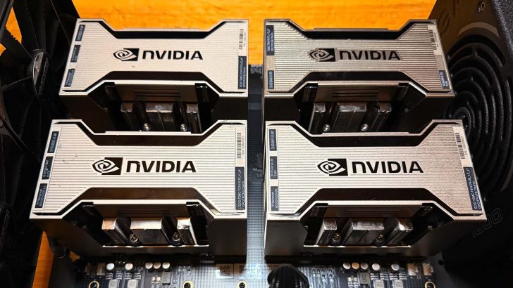 9 年前英伟达 Tesla V100 老将再战:4 GPU 集群 AI 推理跑赢 2 台 DGX Spark